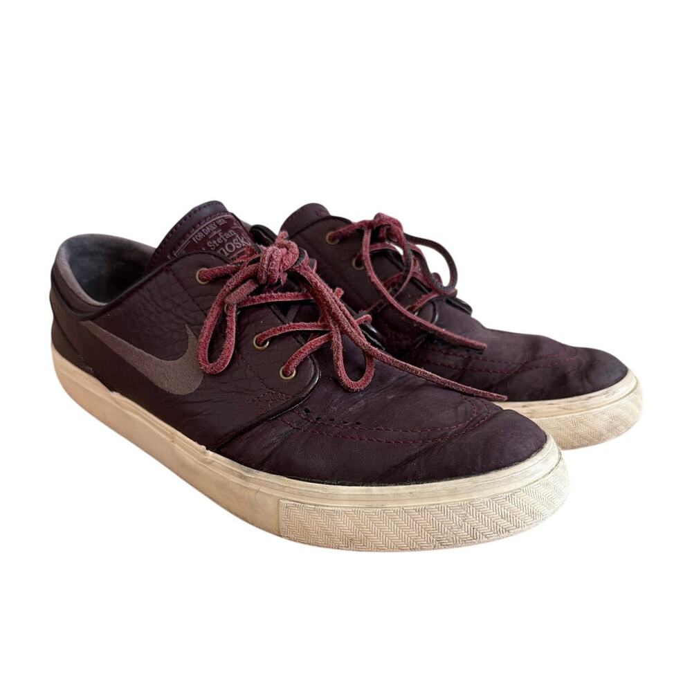 Nike SB Zoom Stefan Janoski Premium Deep Burgundy Snakeskin - Size 9